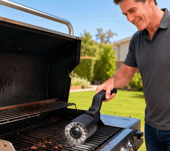 GrillWizz Grill Cleaner User Brent S. Review Image