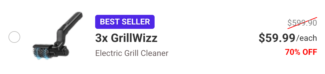 Triple GrillWizz Grill Cleaner Package Best Seller 70% Discount